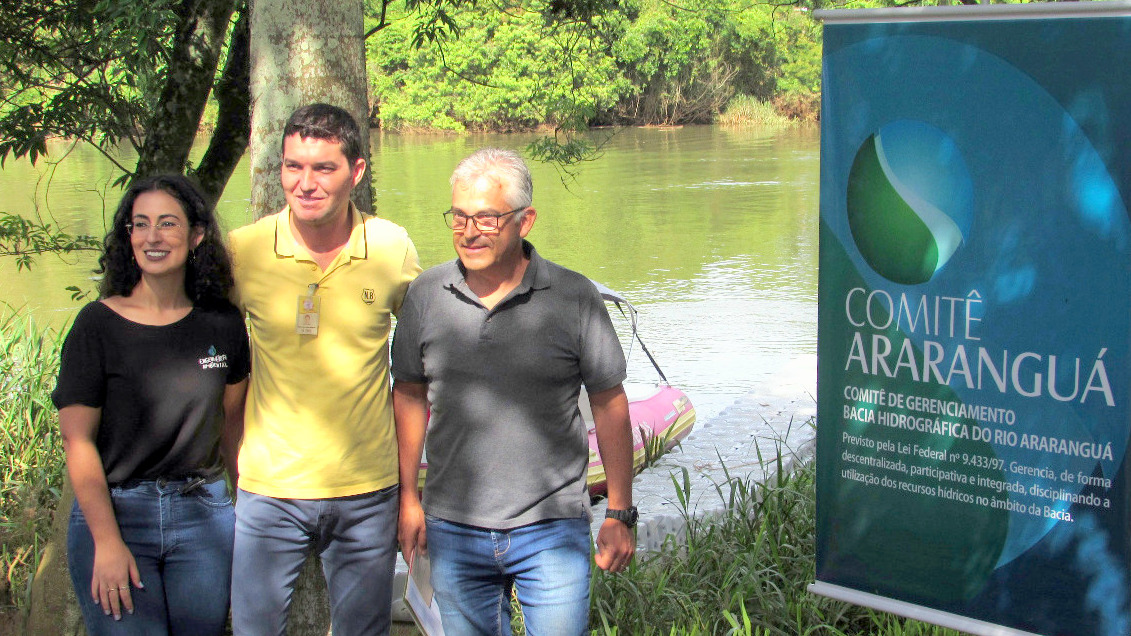 Passeio de barco encerra Semana da Água do Comitê Araranguá